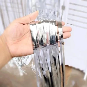 Foil Backdrop Curtains – Set of 2 Pcs